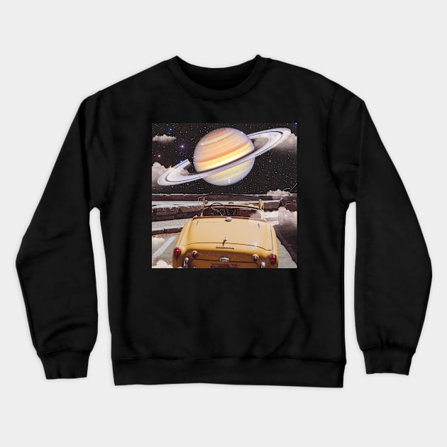 Saturn Trip Crewneck Sweatshirt by RiddhiShah